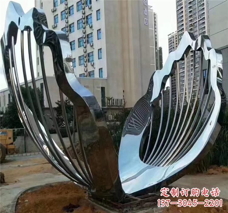 山西不锈钢贝壳雕塑艺术与自然的完美结合