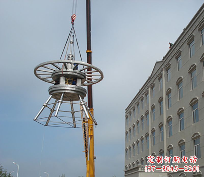山西不锈钢避雷针造型雕塑