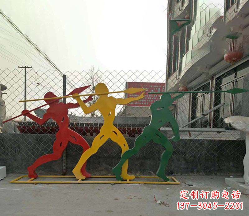 山西不锈钢标枪雕塑