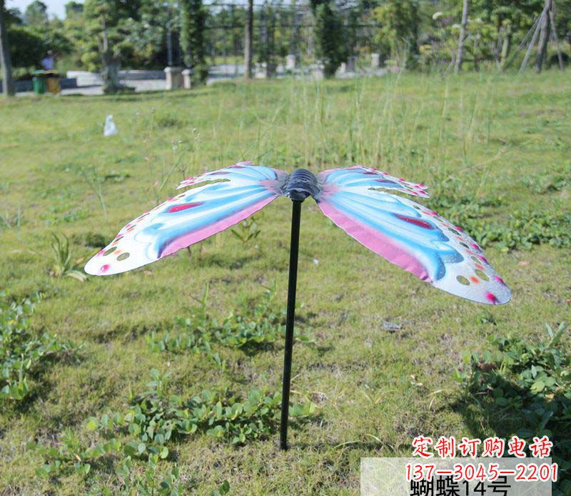 山西不锈钢彩色蝴蝶雕塑艺术之美