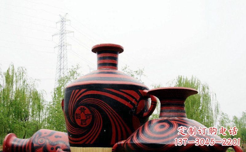 山西不锈钢彩色花盆雕塑让空间更加精致