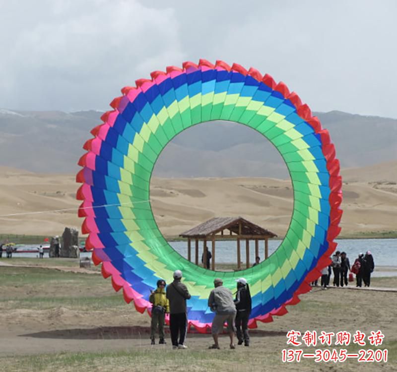 山西不锈钢彩色圆环雕塑——精致的艺术瑰宝