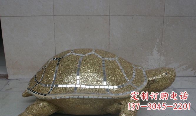 山西不锈钢彩银乌龟公园景观雕塑艺术与自然的完美融合