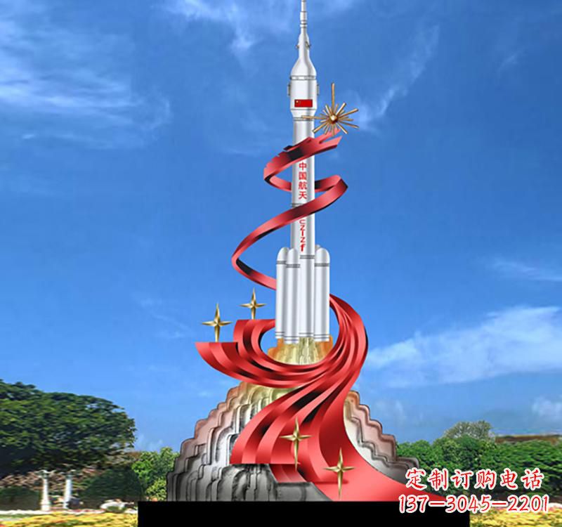 山西嫦娥飞天——不锈钢嫦娥雕塑