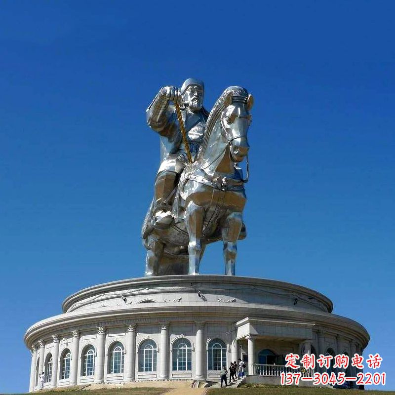 山西不锈钢成吉思汗雕塑——一座引人入胜的大型雕塑
