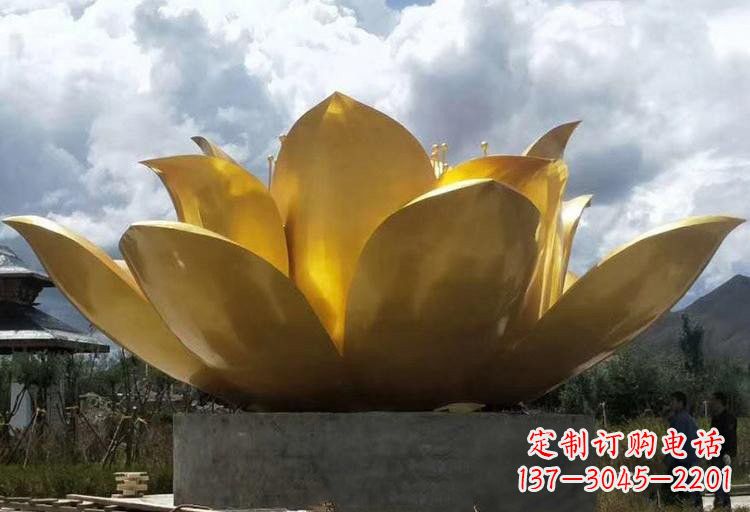 山西不锈钢莲花雕塑——精美绝伦