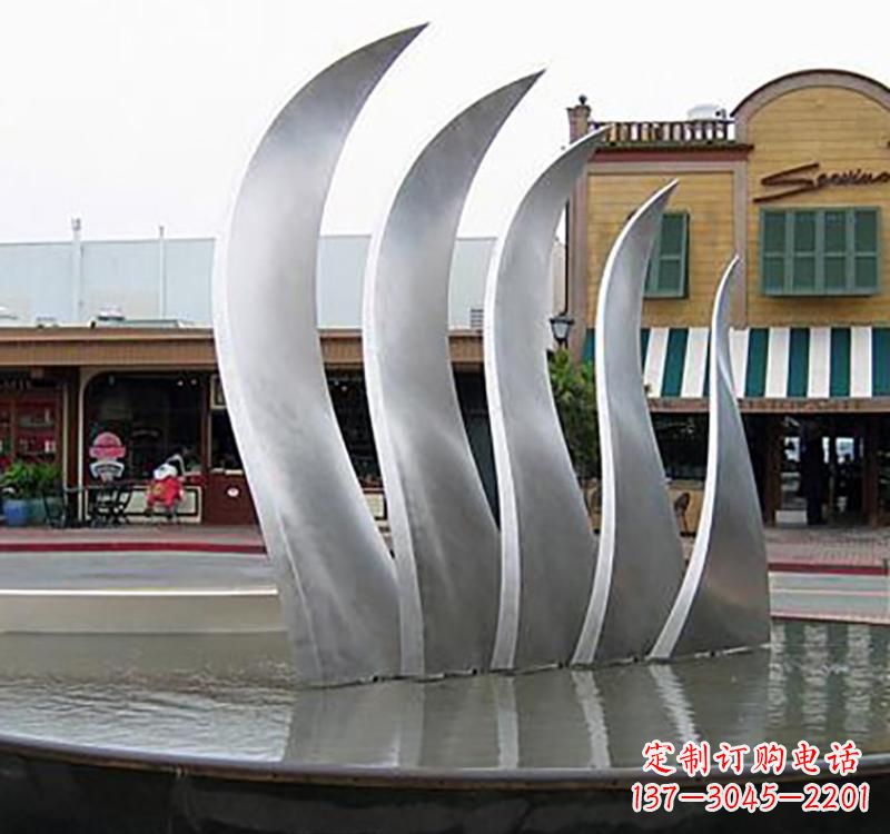 山西不锈钢城市艺术翅膀雕塑