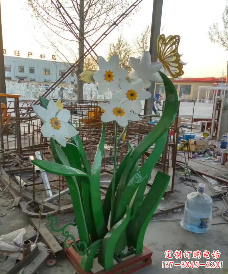 山西不锈钢城市紫荆花雕塑