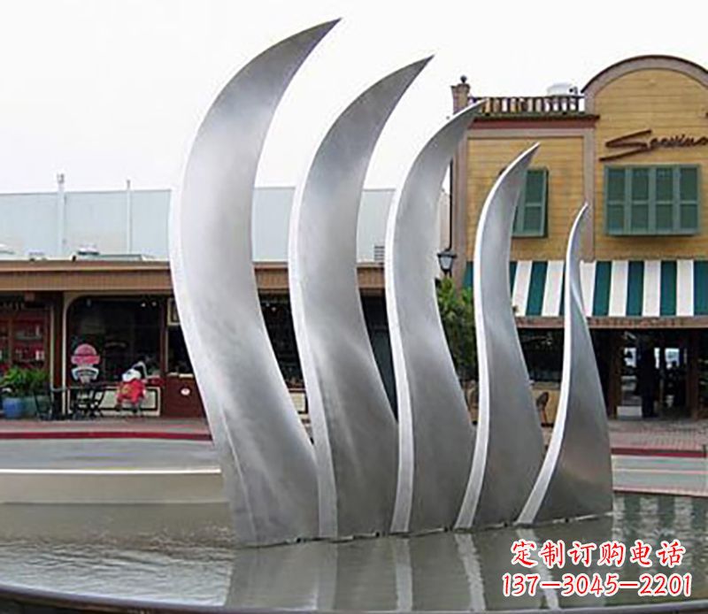 山西不锈钢翅膀雕塑