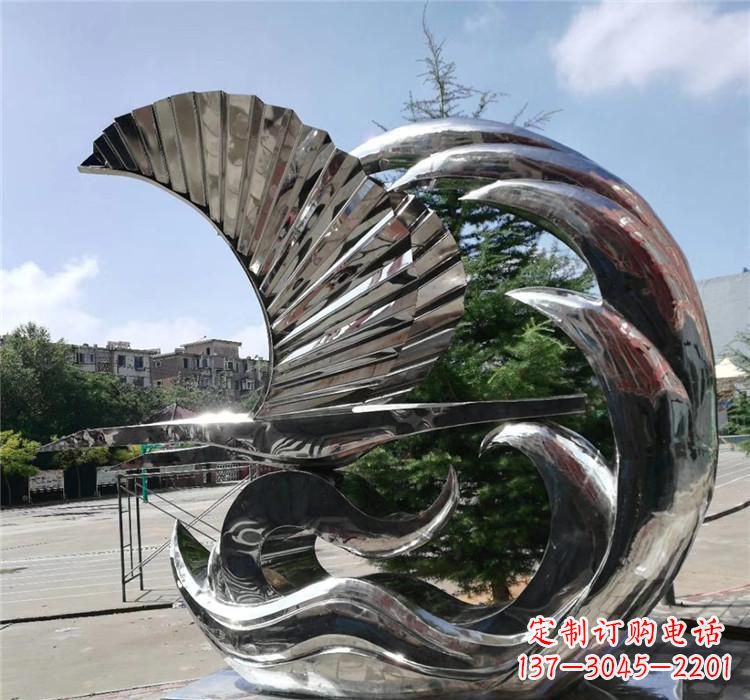 山西不锈钢翅膀艺术雕塑