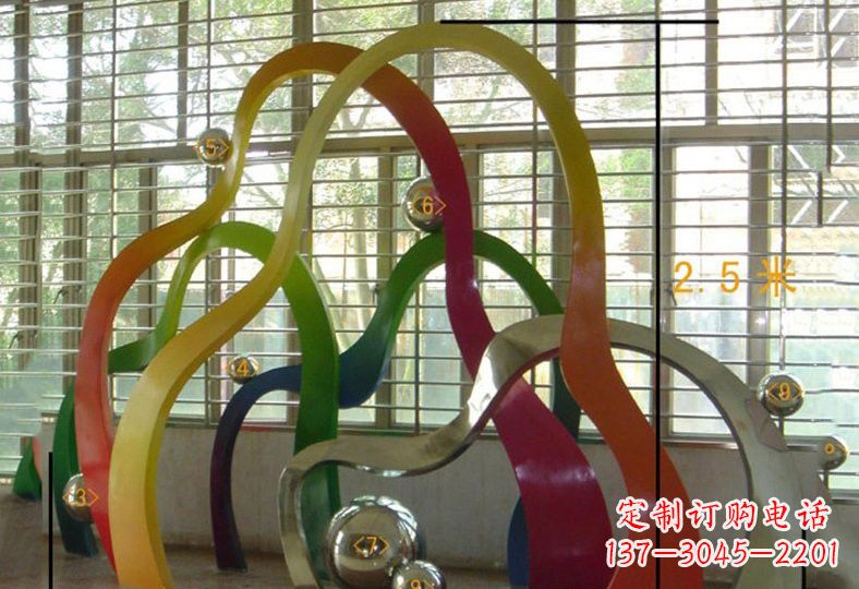 山西不锈钢假山雕塑精致耐用的艺术品