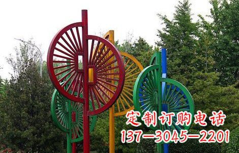 山西不锈钢风车雕塑——动态美的艺术结晶
