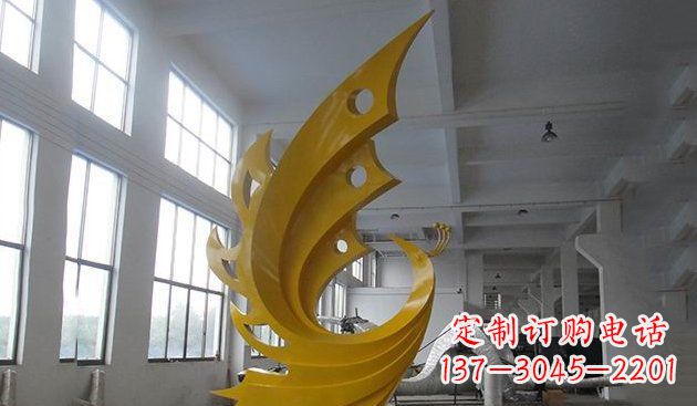 山西不锈钢凤凰雕塑——给生活添彩