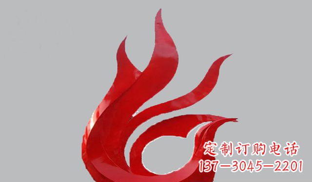 山西不锈钢凤凰雕塑——传承古代文化之美