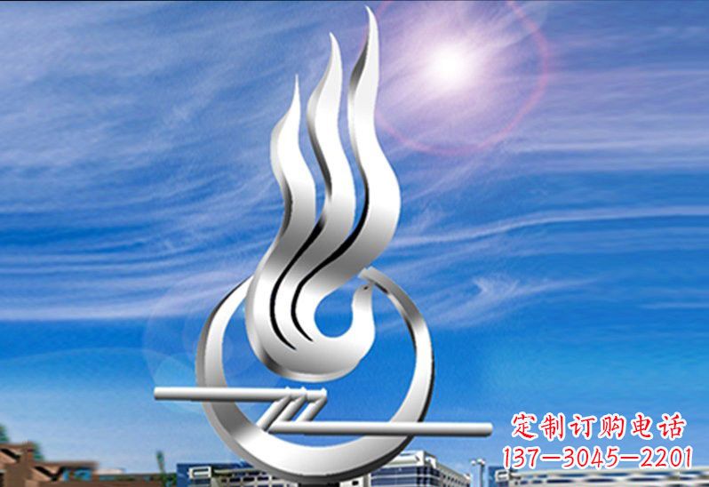 山西精美不锈钢凤凰雕塑