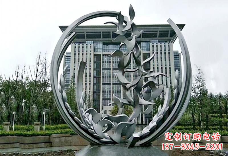 山西不锈钢和平鸽雕塑
