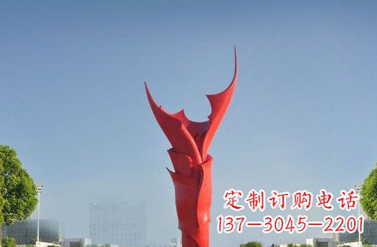 山西不锈钢抽象火炬雕塑