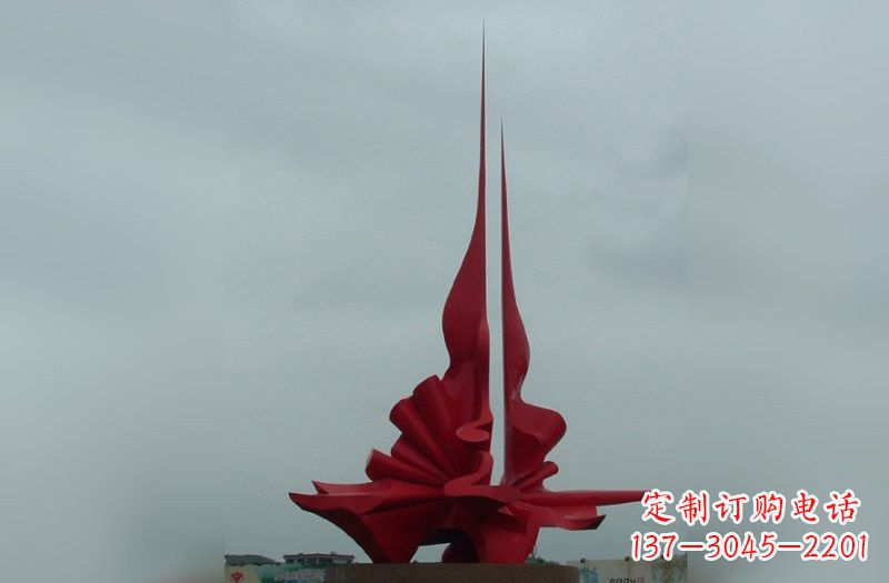 山西精美不锈钢火炬雕塑