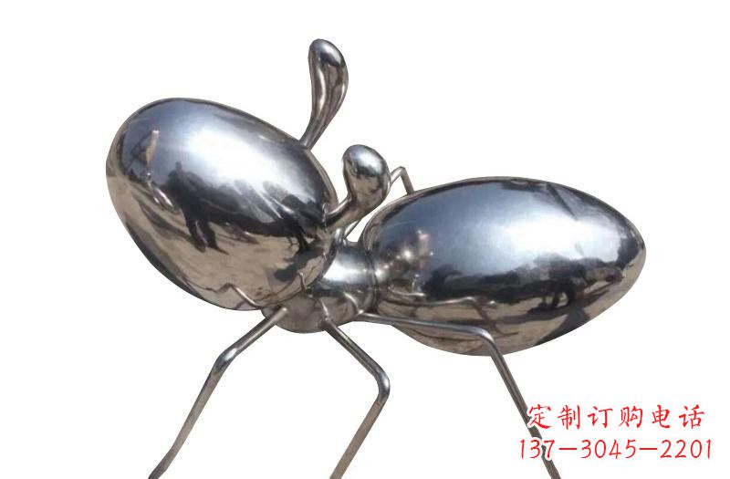 山西不锈钢抽象蚂蚁雕塑