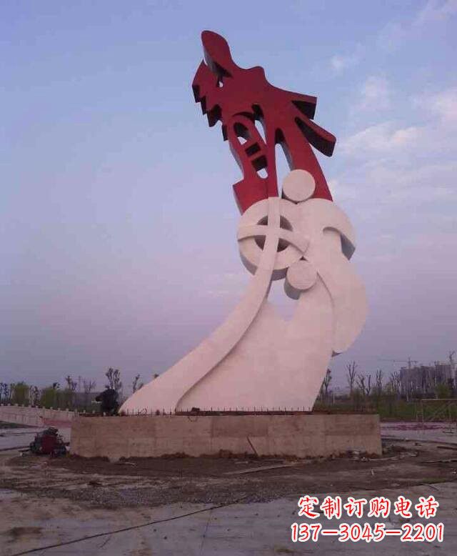 山西不锈钢龙雕塑点亮龙城市景观