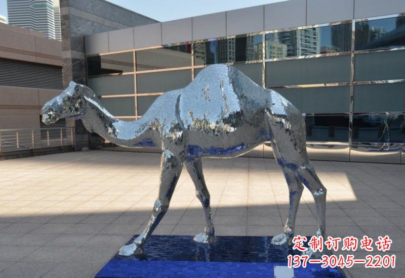 山西不锈钢骆驼雕塑