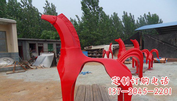 山西不锈钢马雕塑精致而经久