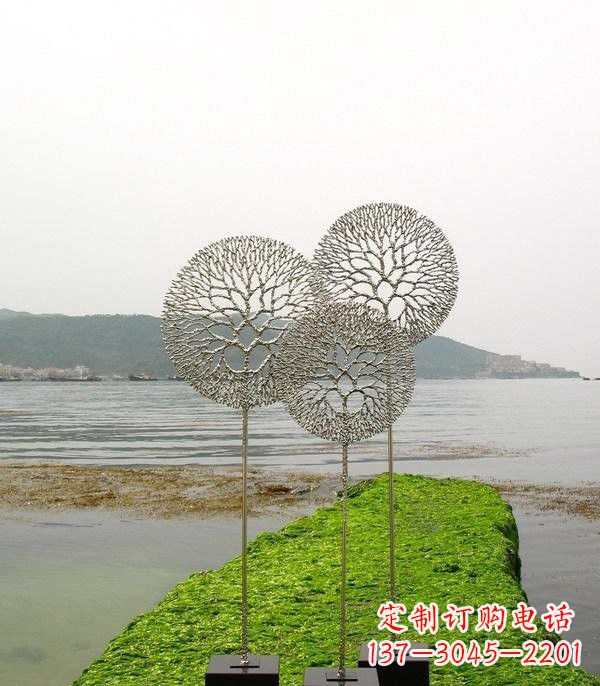 山西不锈钢蒲公英雕塑抽象美的象征