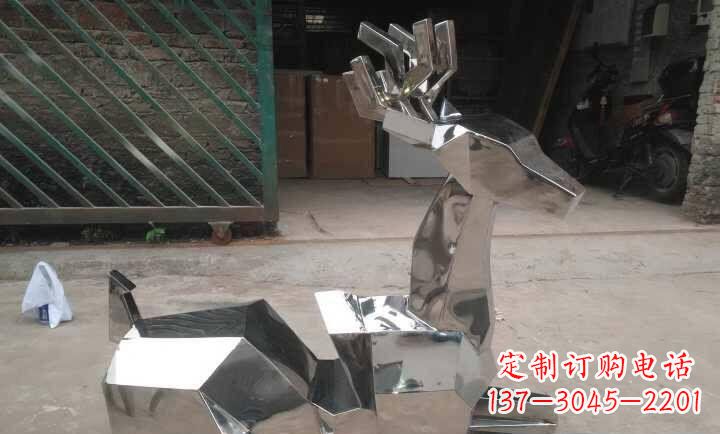 山西不锈钢鹿雕塑艺术之美