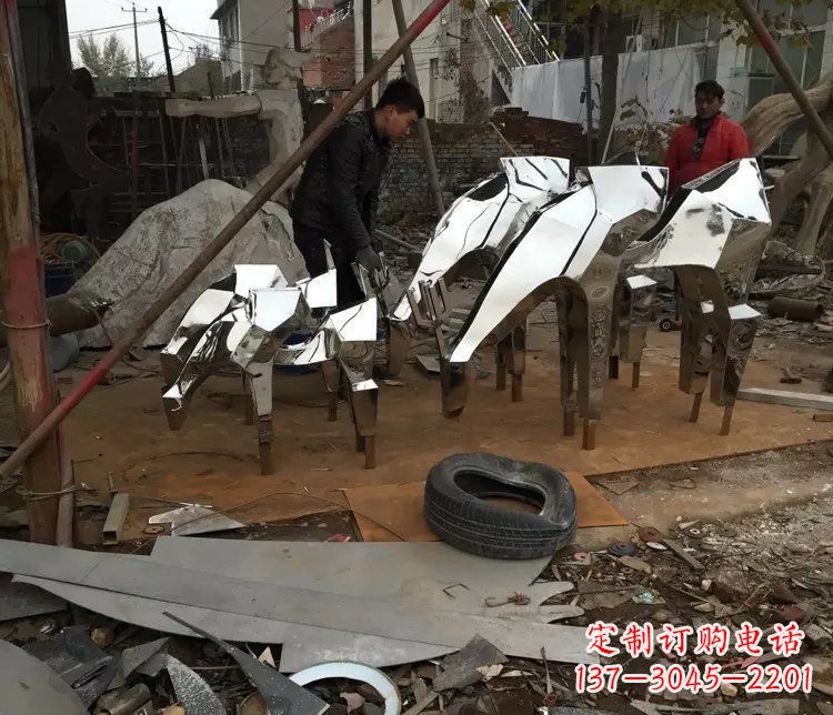 山西不锈钢动物雕塑精美外形,经久耐用