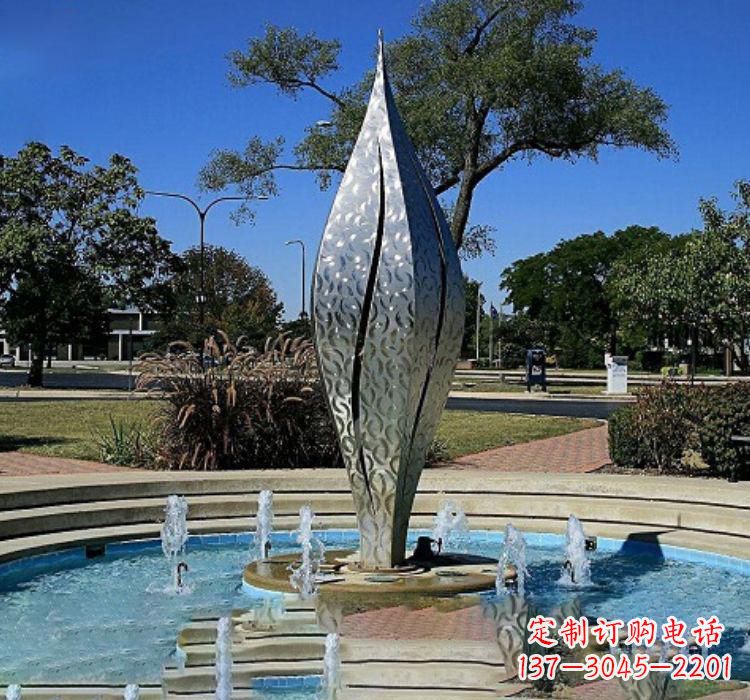 山西不锈钢创意喷泉雕塑