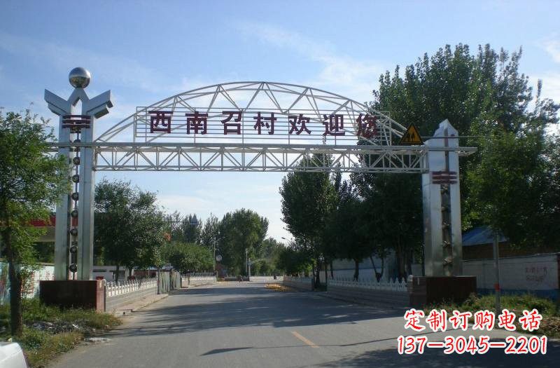 山西不锈钢牌坊雕塑传承传统文化