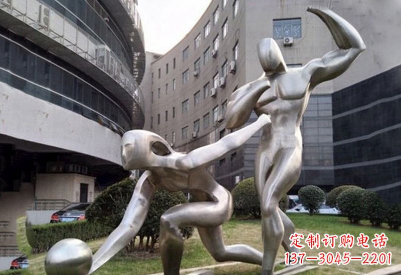 山西不锈钢保龄球雕塑——精美绝伦