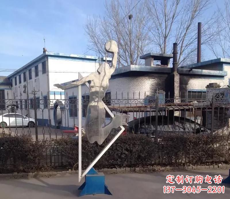 山西不锈钢打高尔夫雕塑