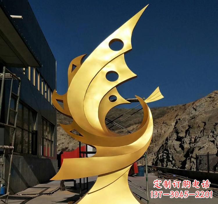 山西不锈钢大型凤凰雕塑的精美绝伦