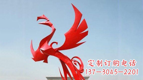 山西不锈钢凤凰雕塑
