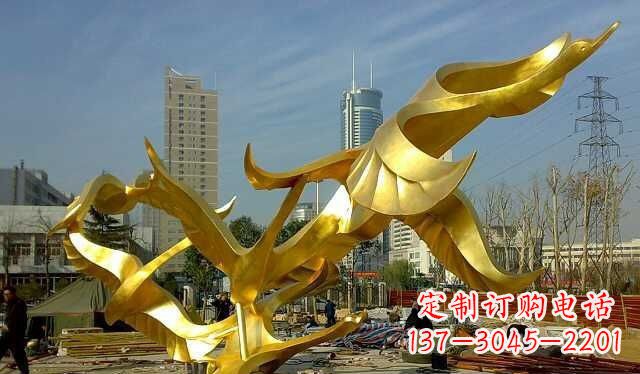 山西不锈钢大雁雕塑——一件传承中华文化的艺术杰作
