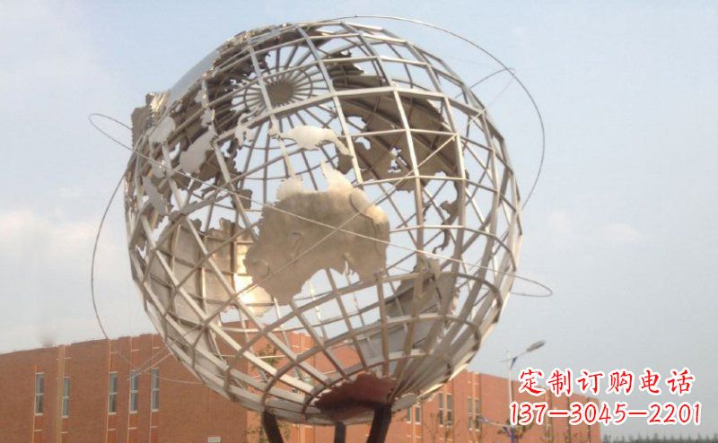 山西不锈钢地球雕塑——一件集美丽与坚固于一身的艺术品
