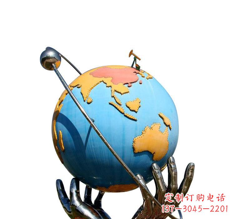 山西不锈钢地球雕塑2