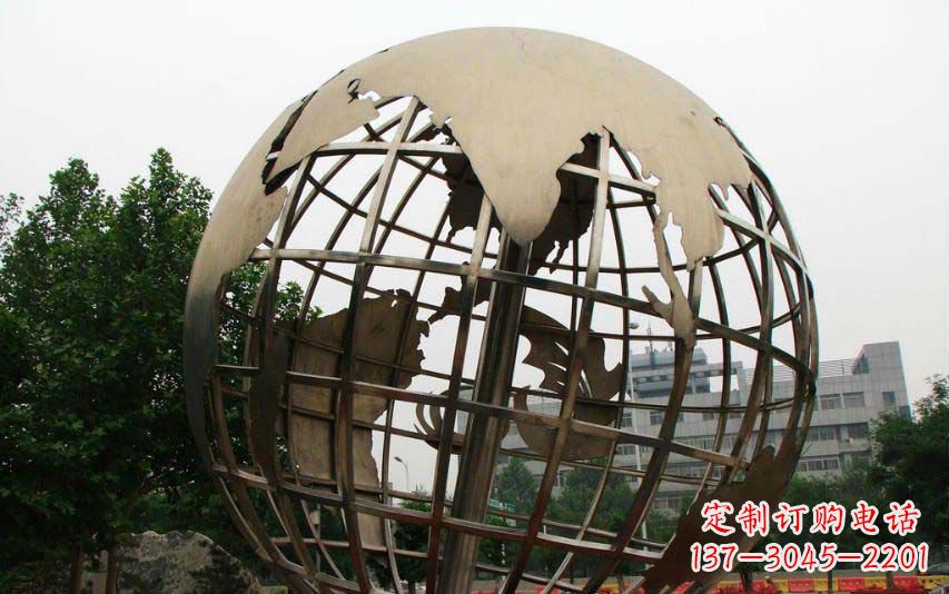 山西不锈钢地球雕塑精彩的艺术景观