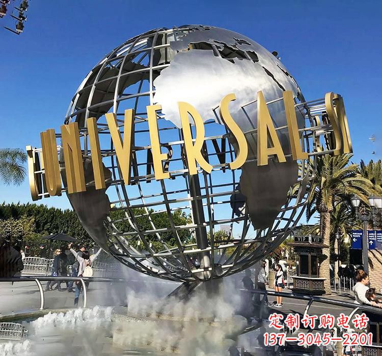 山西不锈钢地球仪雕塑——精致的地球礼物
