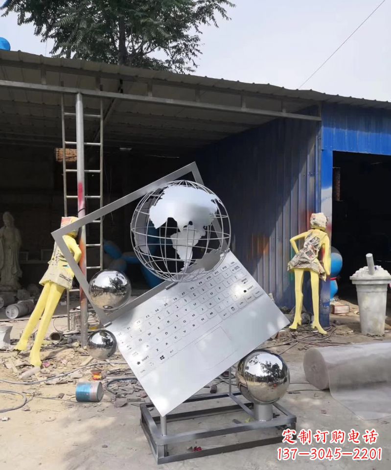 山西不锈钢地球雕塑艺术与科技的完美结合