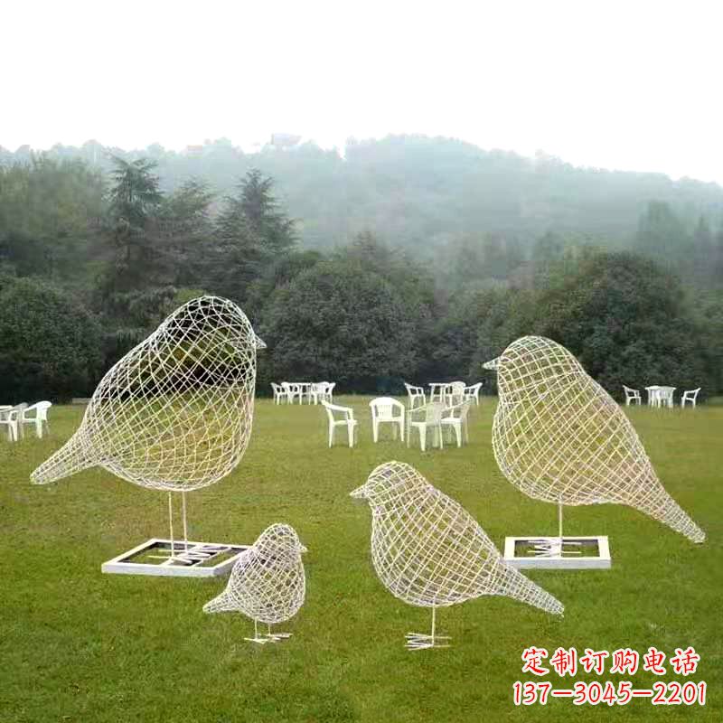 山西精美鸽子雕塑,点缀绿地园林