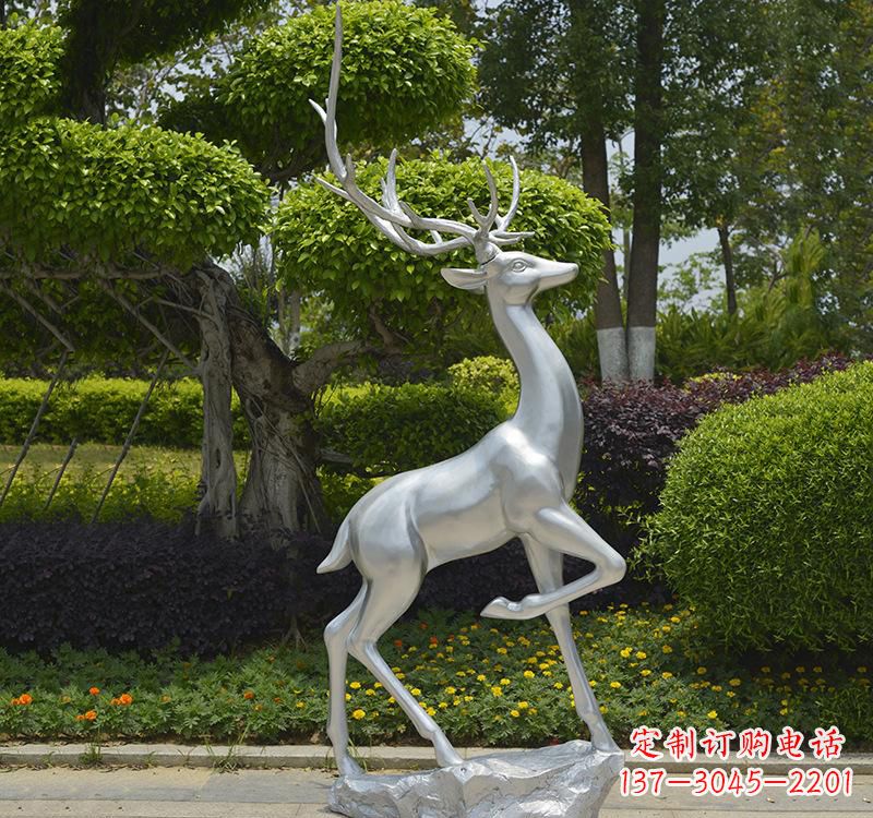 山西不锈钢梅花鹿雕塑艺术与自然的完美结合