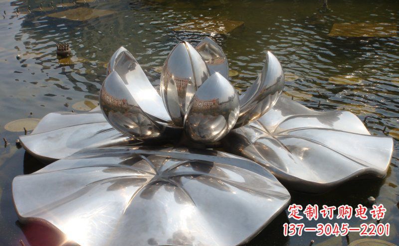 山西不锈钢锻造莲花雕塑