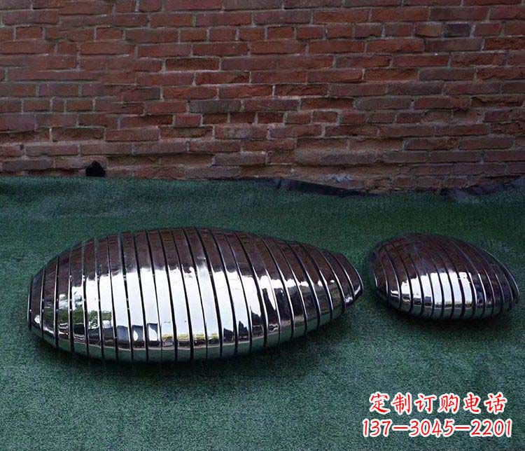 山西不锈钢鹅卵石雕塑1