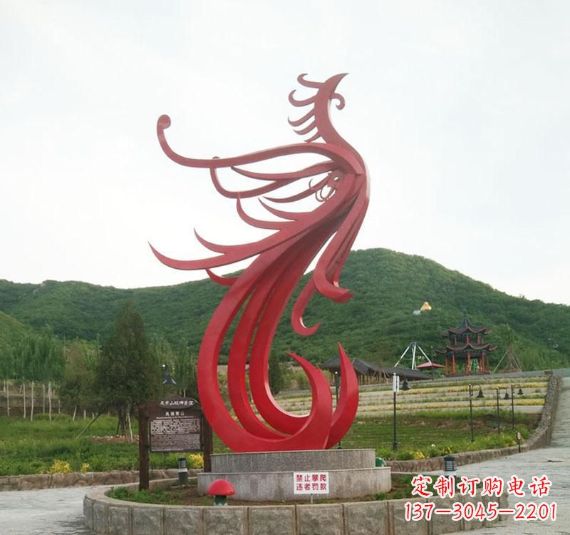 山西不锈钢凤凰展现古老文明的传承