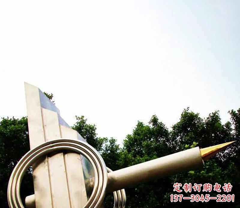 山西不锈钢钢笔雕塑把简单的钢笔变成艺术品