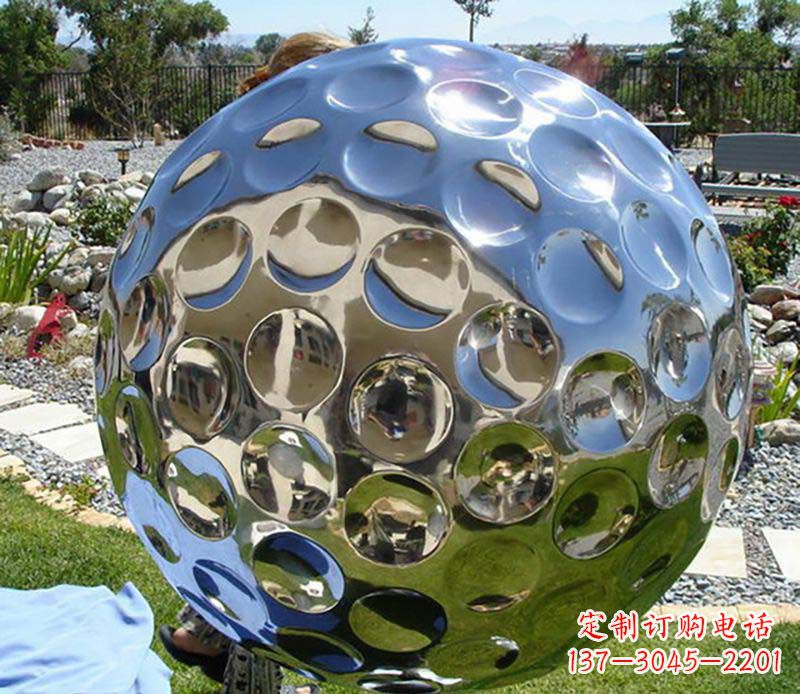 山西精致的不锈钢高尔夫雕塑