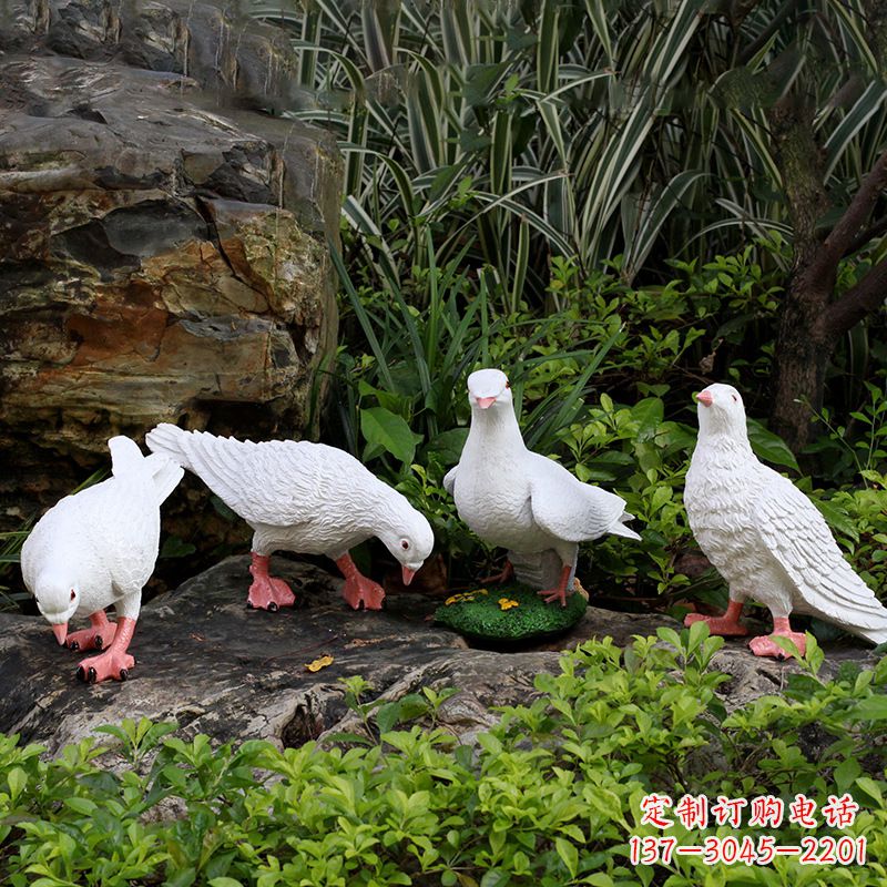 山西不锈钢鸽子立体雕塑精美雕塑点缀美好生活