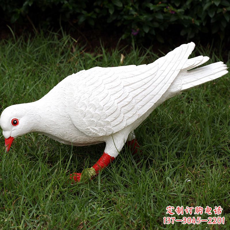 山西精致的不锈钢鸽子雕塑